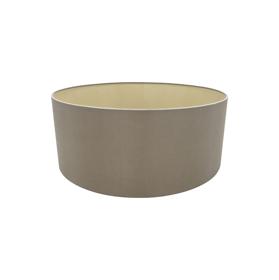 D0283  Sigma 50cm Dual Faux Silk Fabric Shade Taupe, Halo Gold